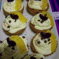 Pomerančové cupcakes od devítileté dcery