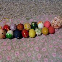 velikonoční malovaná vajíčka