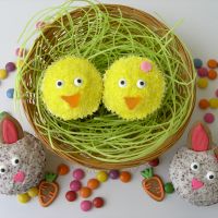 Velikonoční cupcakes - králíčci a kuřátka