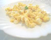 Míchaná vejce na cibulce