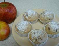 Muffiny s jablky pro alergiky bez vajec a ořechů