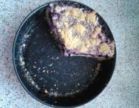 Borůvkový koláč s drobenkou II