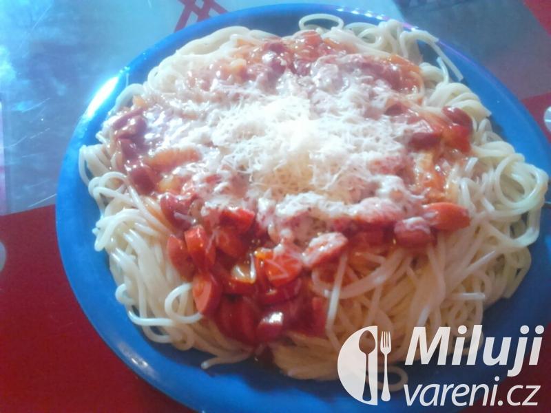 Špagety se šmakounem - obrázek