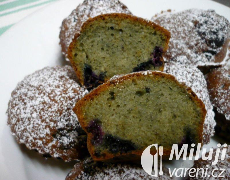 Muffiny s borůvkami - obrázek