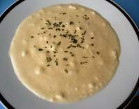 Krémová polévka se sýrem