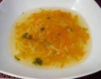 Zeleninová polévka s těstovinami class=