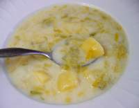 Bramborová polévka s pórkem