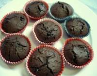 Čokoládové muffiny z podmáslí