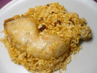 Kuřecí stehna s rýží