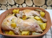 Kuře pečené v římském hrnci