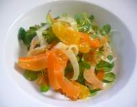 Mrkvovo-pomerančový salát s fenyklem