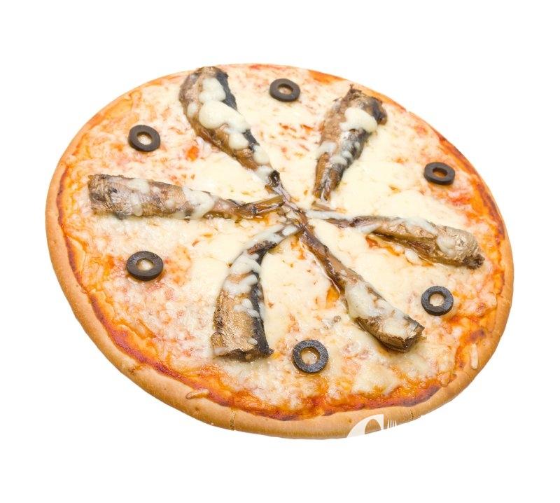 Pizza se sardinkami