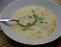 Krupicová polévka se zeleninou