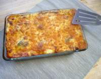 Houbové lasagne s čedarem